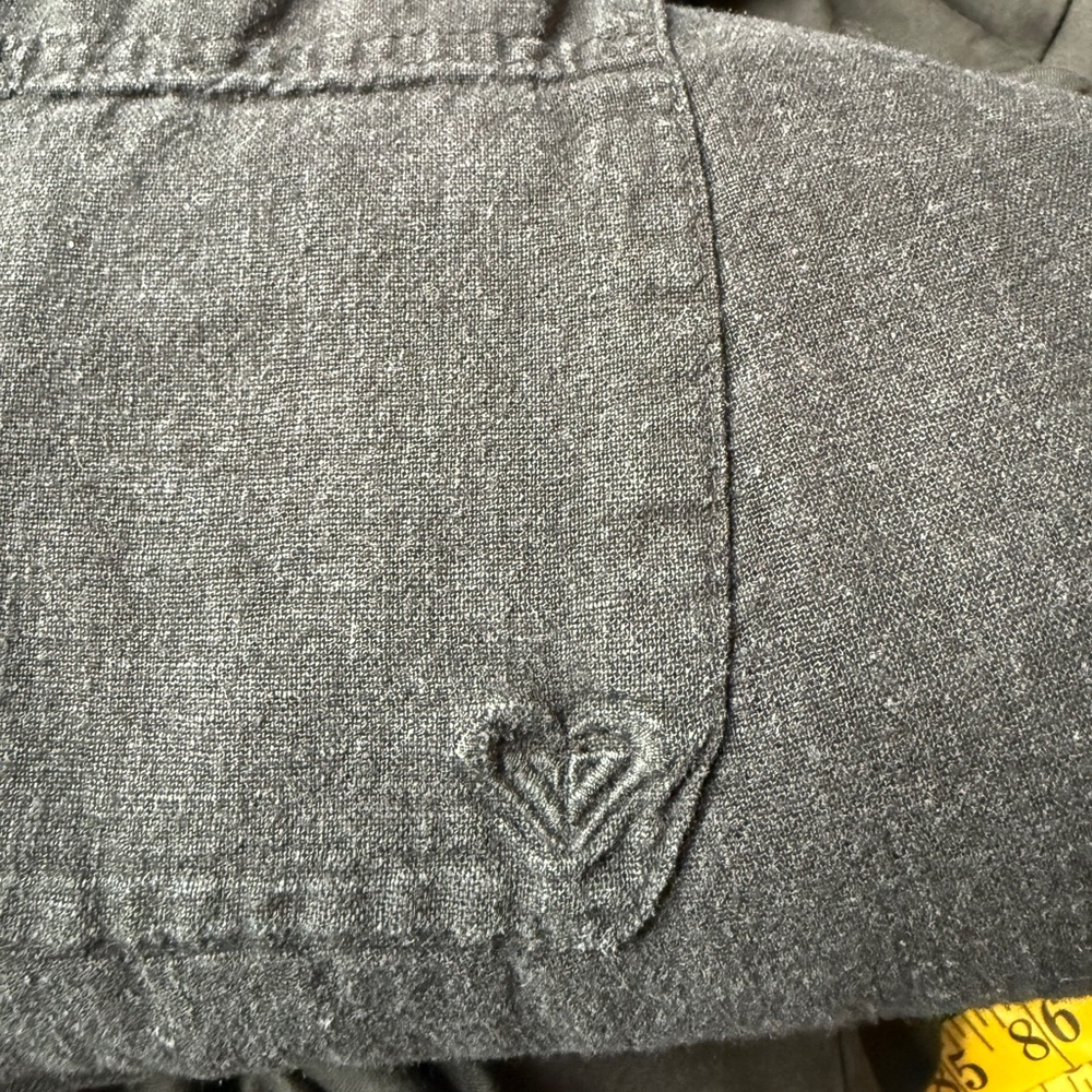 Roxy Black Linen Pants - Picture 9 of 9